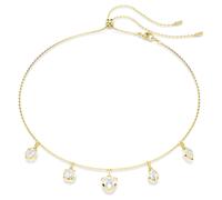 Collier Imber, Tailles variées, Blanc, Doré à l’or 18 carats (750/1000) OS