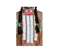 Smiffys Plastron blanc inspiré amérindien