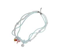 Collier Inspire à la carpe Designs à plusieurs couches Matériaux confortables Portable pour les occasions formelles décontractées Designs élégants Pendentif poisson carpe, taille unique, Comme décrit
