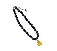 Collier inspiré des animaux en céramique et verre - Longueur réglable - Bijou pour amoureux de la mode unique - Pendentif artistique, One Size, Comme décrit, Produit conforme à la description.