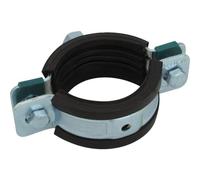 Collier isophonique à 2 vis imperdables M8 - serrage 68-74 mm WALRAVEN