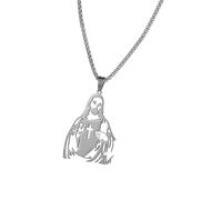 Collier Jésus chrétien, pendentif collier Jésus | Christian Colliers en acier inoxydable Décor - Outil de décoration de conception creuse pour les fêtes, les rencontres, l'utilisation quotidienn