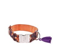 Ferribiella Collier Kami Line réglable en nylon et coton pour chiens