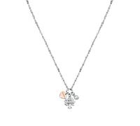 Collier LA PETITE STORY - Laiton Bicolore - Arbre de vie - 46 cm
