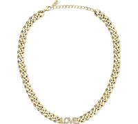 Le Petite Story Letter Love Pave Necklace Doré Femme