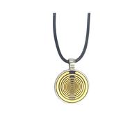 Collier Lakhovsky MWO, Oscillateur Multi-Ondes, Pendentif Disque D'Énergie Plaqué Or, Équilibre Énergétique B