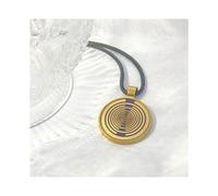 Collier Lakhovsky MWO, Oscillateur Multi-Ondes, Pendentif Disque D'Énergie Plaqué Or, Équilibre Énergétique A