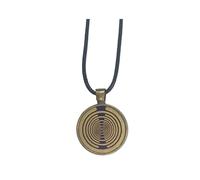 Collier Lakhovsky MWO, Oscillateur Multi-Ondes, Pendentif Disque D'Énergie Plaqué Or, Équilibre Énergétique A