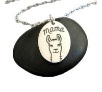 Collier lama en argent sterling 925, pendentif fantaisie, petit alpaga, charme féminin, animal de compagnie original, vie à la ferme, bijoux délicats et uniques | avec chaîne de 45 cm | plaqué