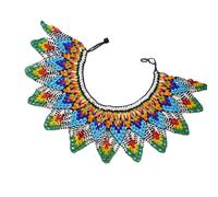 Collier Lariat à perles géométriques contemporaines - Accessoires de bijoux modernes - Style décontracté ou formel, One Size, Comme décrit, Comme décrit.