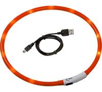 Collier tubulaire Karlie LED 70 cm, orange