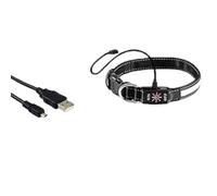 Collier LED rechargeable pour chien, lumineux, étanche IPX7, multicolore, sangle réglable, pour promener la nuit, toutes les tailles de chien