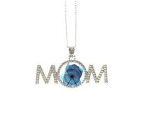Collier London Eye Grande roue Angleterre Grande-Bretagne Royaume-Uni Cadeau de fête des mères pour maman, grand-mère, M