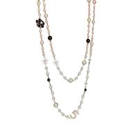Collier long de perles - chaîne de pulls suggestive, accessoire de personnalité, bijoux en perles d'automne d'hiver | impact visuel sophistiqué avec un minimum d'effort lors de l'utilisation Quotid