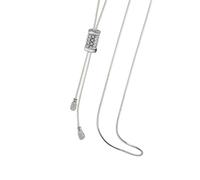 Collier long élégant avec pendentif en cristal et pampilles en cristal pour femme avant-gardiste, taille unique, Comme décrit, Comme décrit.