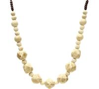 Collier long en céramique pour femme - Style vintage amérindien - Style hippie et bohème - Accessoire tendance - Accessoire tendance, Céramique, porcelaine et métal, Céramique, porcelaine et métal