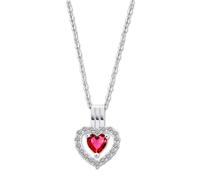 Collier Lotus En Argent 925 Avec C?Ur, Lotus Silver Moments Jlp3555-1-3