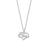 Collier Lotus En Argent 925 Avec Coeur, It Girl Jlp3307-1-1