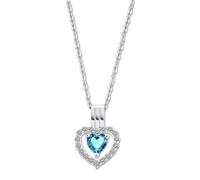 Collier Lotus En Argent 925 Avec Coeur, Lotus Silver Moments Jlp3555-1-4