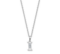 Collier Lotus En Argent 925 Avec Lettre I, Tendance Jlp3054-1-I