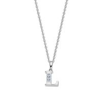 Collier Lotus En Argent 925 Avec Lettre L, Tendance Jlp3054-1-L