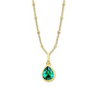Collier Lotus En Argent 925 Avec Pierre En Zircone, Tendance Jlp3563-1-5