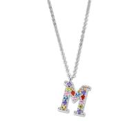 Collier Lotus En Argent Avec Lettre M Lotus Silver Pure Essential Jlp3426-1-M