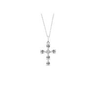 Collier - LOTUS - LP3556-1/1 - Argent - Femme - Pendentif Croix Empierré
