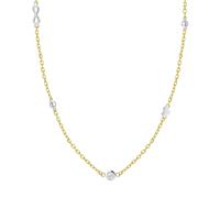 Collier Lotus Silver Argent Et Doré Symboles