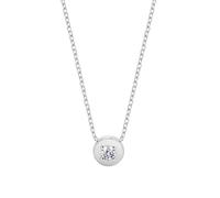 Collier Lotus Silver Essential En Argent Solitaire