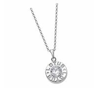 Collier Lotus Silver Lotus Lp2010-1/1 Cristaux De Zircone Argent Jlp2010-1-1