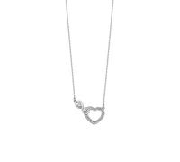 Collier Lotus Silver Moments Coeur Et Infini