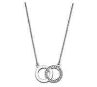 Collier Lotus Style Argent Ls1913-1/1 Bijoux Femme Acier Inoxydable Jls1913-1-1