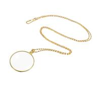 Collier loupe | Loupe de poche 5x | Loupe portable | Accessoire de lecteur élégant | Loupes compactes pour livres journaux | Loupe portable légère pour Tr
