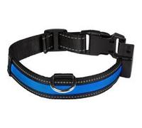 EYENIMAL Collier Lumineux Rechargeable USB pour Chien Bleu 40 - 45 cm Taille S