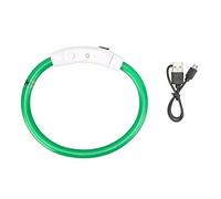 Collier Lumineux LED pour Chien, Rechargeable, étanche, pour Les promenades Nocturnes en Toute sécurité avec des Chiens (L)