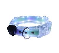 Collier lumineux pour chien, collier rechargeable pour animal domestique, bande LED réfléchissante, léger et confortable, pas besoin de piles, 70 cm, pour l'extérieur