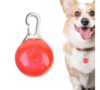 Collier Lumineux pour Chien - Visibilité des Animaux Résistant À La Pluie, Dispositif D'avertissement Lumineux, Accessoire De Cou Réglable | Itinéraire Sensibilisation Jogging Trekking Campin
