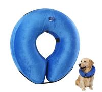 Collier Lune Chien M, Colerette pour Chien Anti Lechage, Colerette Chi en Anti Lechage, Collerette Chi en Gonflable, pour la récupération d'animaux familiers de Chirurgie ou de blessures