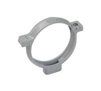 Collier Lyre 100mm pour tube de descente cylindrique gris - - CO100GT