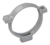 Collier Lyre 100mm pour tube de descente cylindrique gris - NICOLL - CO100GT