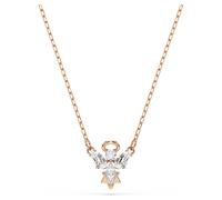 Collier Magic, Ange, Blanc, Placage de ton or rosé OS