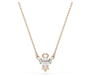 Collier Magic, Ange, Blanc, Placage de ton or rosé OS