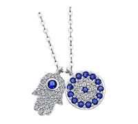 Collier Main De Fatima Lotus Silver Lp1969-1/1 Zircone Argent 925 Jlp1969-1-1