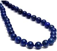 Collier mala 108 lapis lazuli naturel AAA 108 | Mala lapis lazuli | Collier mala 108 perles de prière | Bracelet mala noué à la main | Mala Japa | Perles rondes de 8 mm | Pompon de méditation | Mala