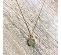 Collier margaux aventurine or