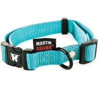 Collier Martin réglable en nylon turquoise