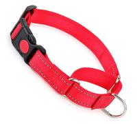 Collier martingale pour chiens avec boucle à dégagement rapide, collier ras du cou réfléchissant pour chiens de grande taille, anti-fugue et antidérapant, pour animaux de compagnie de taille moyenne