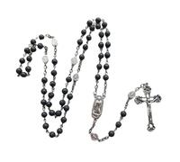 Collier Masculin Collier Rosaire Noir Saint Benoît
