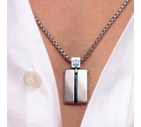Collier MASERATI en Acier Bicolore